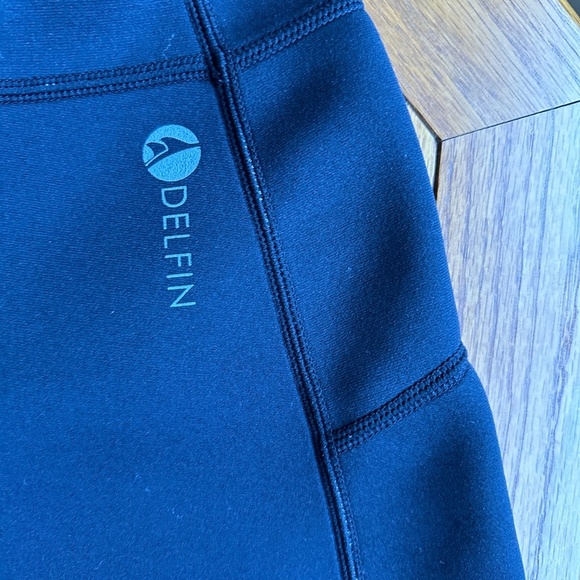 *DELFIN* Black Swimsuit Shorts Size Large - Picture 2 of 4